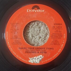 Peaches & Herb - SHAKE YOUR GROOVE THING/All YOUR LOVE (GIVE IT HERE) 45' Vinyl